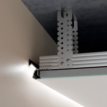 Потолочный плинтус (профиль) Pro Design Gipps 594 Черный