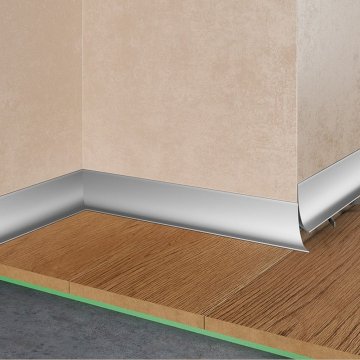 Микроплинтус Design Corner L 584 анадированный Pro Design 35 мм х 15.5 мм х 2700 мм