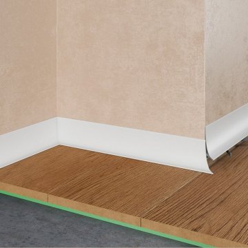 Микроплинтус Design Corner L 584 Белый муар Pro Design 35 мм х 15.5 мм х 2700 мм