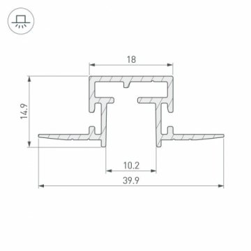 Профиль Arlight Tek-Pik-1010-2000 029090