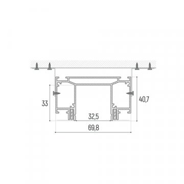Профиль для шинопровода Novotech 135190