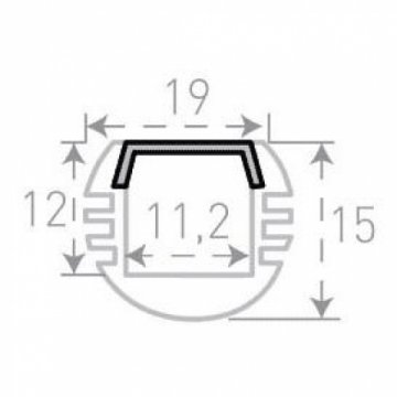 Профиль с рассеивателем SWG SF-1915 001761
