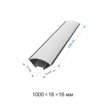Профиль угловой с рассеивателем Apeyron 08-08