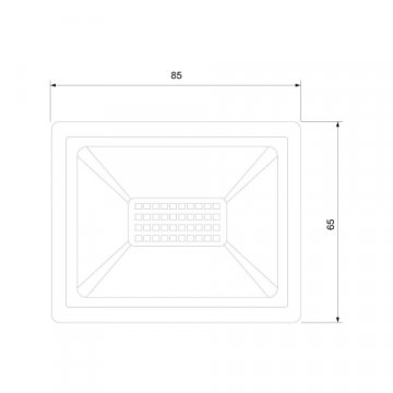 Прожектор светодиодный Elektrostandard Elementary 023 FL LED 20W 6500K IP65 a051939
