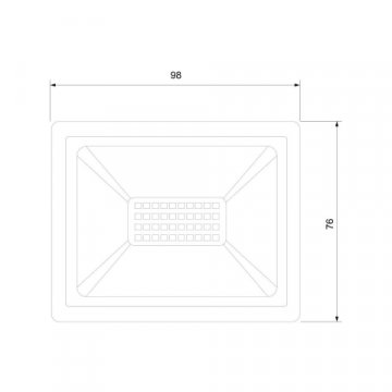 Прожектор светодиодный Elektrostandard Elementary 026 FL LED 30W 6500K IP65 a051942