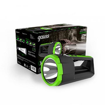 Прожекторный светодиодный фонарь Gauss аккумуляторный 288х151 900 лм GF702