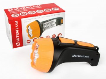 Рабочий светодиодный фонарь Ultraflash Accu Profi аккумуляторный 155х75 25 лм LED3818  10973