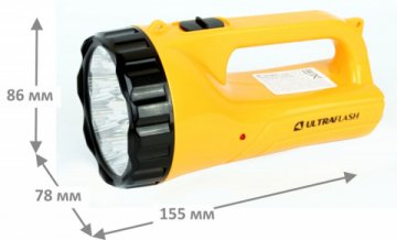 Рабочий светодиодный фонарь Ultraflash Accu Profi аккумуляторный 175х100 45 лм LED3816SM  12859