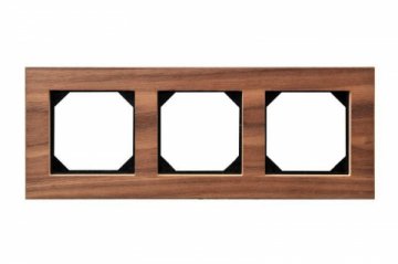 Рамка 3-постовая Liregus Epsilon орех 28-2253