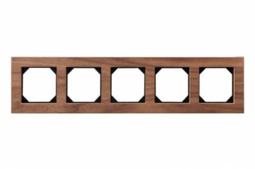Рамка 5-постовая Liregus Epsilon орех 28-2255