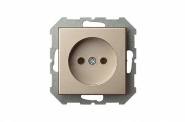 Розетка 2P Liregus Epsilon шампань 28-309