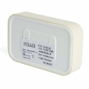 Розетка двойная 2P Stekker Брест слоновая кость PST16-30-20 49057