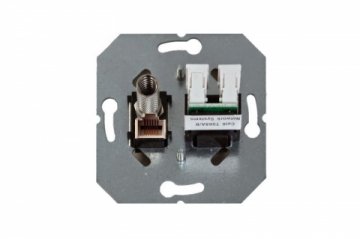 Розетка RJ45/TV Liregus Epsilon шампань 28-315