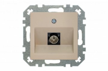 Розетка TV Liregus Retro кремовый омбре 29-133