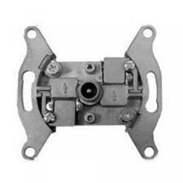 Розетка TV оконечная Liregus Epsilon антрацит 28-1142