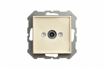 Розетка TV оконечная Liregus Epsilon бежевый 28-074