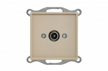 Розетка TV оконечная Liregus Retro кремовый омбре 29-127
