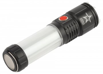 Ручной светодиодный фонарь ЭРА Армия России Тайфун аккумуляторный 163х38 350 лм MA-703 Б0052320