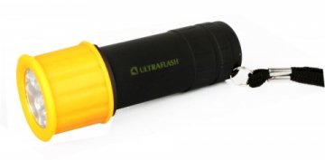 Ручной светодиодный фонарь Ultraflash Active от батареек 98х30 35 лм LED15001-B 10480