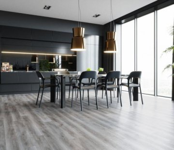 Кварцевый ламинат Fargo Classic 366-1В Дуб Рустик серый