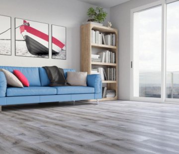 Кварцевый ламинат Fargo Classic 366-1В Дуб Рустик серый