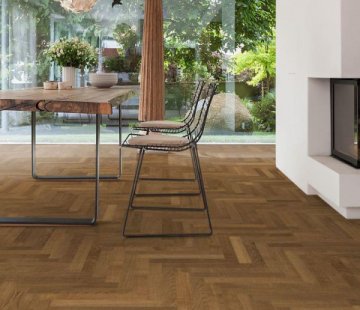 Кварцвиниловый SPC ламинат Damy Floor Family 001-1 Дуб дымчатый