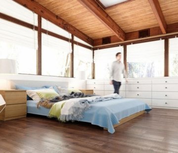 Кварцевый плинтус Fargo Comfort 81996-6 Дуб Южная Ночь