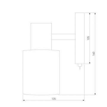 Спот Eurosvet Corso 20089/1 бронза