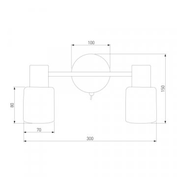 Спот Eurosvet Corso 20089/2 бронза