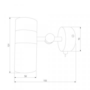Спот Eurosvet Viero 20096/1 белый/ хром
