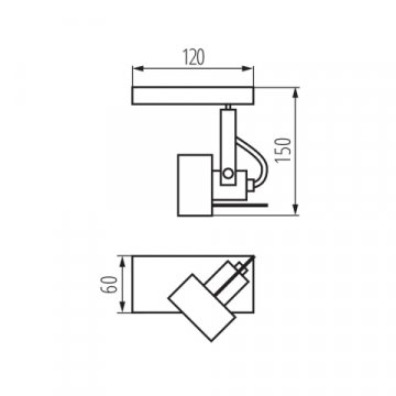 Спот Kanlux SONDA II EL-1O B 34920