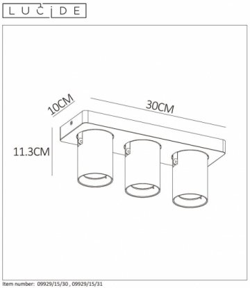Спот Lucide Nigel 09929/15/30