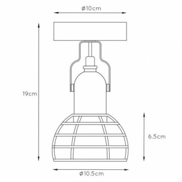 Спот Lucide Paulien 08927/01/35