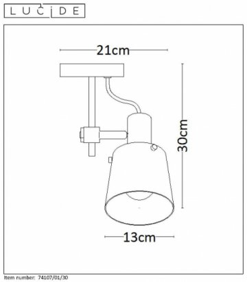Спот Lucide Quinny 74107/01/30