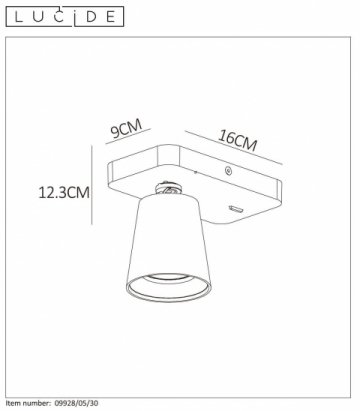 Спот Lucide Turnon 09928/05/30