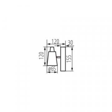 Спот Kanlux SEMPRA EL-1I B-SR 33091