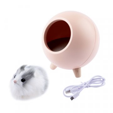 Светильник-ночник ЭРА Хомяк розовый NLED-468-1W-P Б0052816