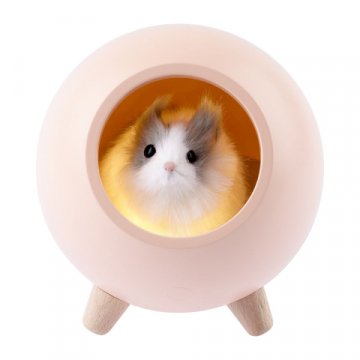 Светильник-ночник ЭРА Хомяк розовый NLED-468-1W-P Б0052816