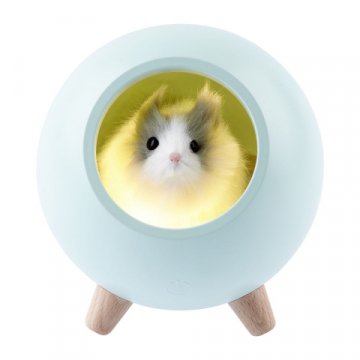 Светильник-ночник ЭРА Хомяк зеленый NLED-468-1W-GR Б0052817