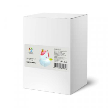 Светильник-ночник OGM Единорог NL-12