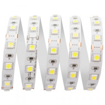 Светодиодная лента OGM 14,4W/m 60LED/m 5050SMD холодный белый 25M SL-12