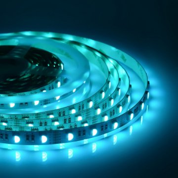 Светодиодная лента Apeyron 14,4W/m 60LED/m 5050SMD разноцветная/холодный белый 5M 00-109