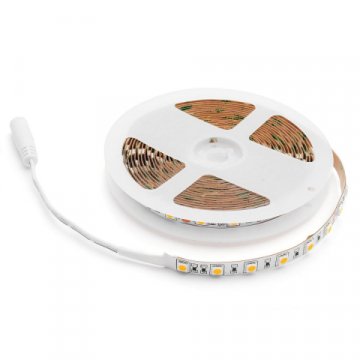 Светодиодная лента Apeyron 14,4W/m 60LED/m 5050SMD теплый белый 5M 00-308