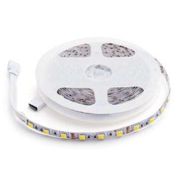 Светодиодная лента Apeyron 14,4W/m 60LED/m 5050SMD теплый белый/холодный белый 2,5M 10-222