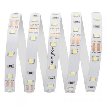 Светодиодная лента Apeyron 4,8W/m 60LED/m 3528SMD холодный белый 5M 10-10