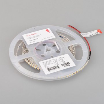 Светодиодная лента Arlight 15W/m 160LED/m 2835SMD дневной белый 5M RT-A160-5mm 24V Day4000 037812
