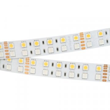 Светодиодная лента Arlight 32W/m 144LED/m 5060SMD разноцветный/теплый белый 5M 012327(2)