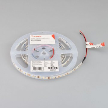 Светодиодная лента Arlight 9,6W/m 120LED/m 3528SMD теплый белый 5M NT-A120-8mm 12V Warm3000 035741