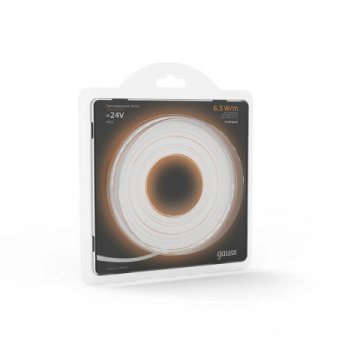 Светодиодная лента Gauss 6,5W/m 120LED/m 2835SMD теплый белый 5M 311000165
