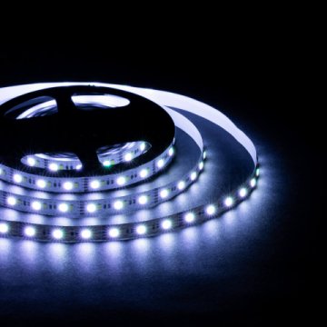 Светодиодная лента OGM 10W/m 120LED/m 5050+2835SMD RGB+холодный 5M LSE-272